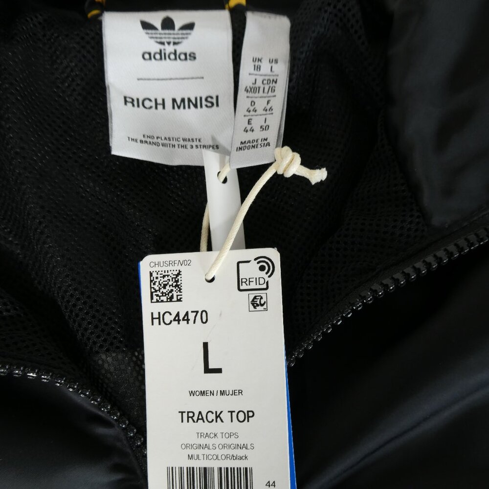 Adidas Women’s Top HC4470‎ Large Multicolor Black Athletic Shirt Training Gym - Picture 8 of 11
